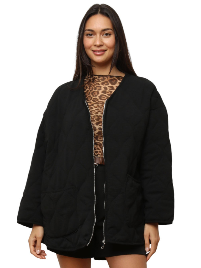 Veste matelassée oversize à poches