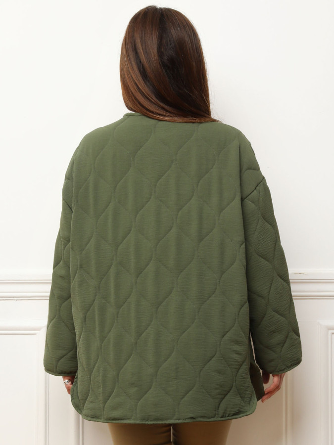Veste matelassée oversize à poches