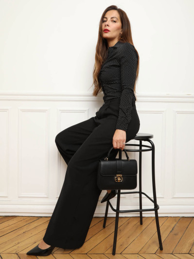 Pantalon de costume droit à pinces