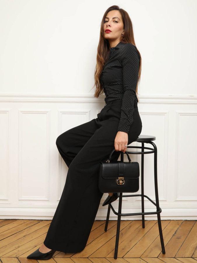 Pantalon de costume droit à pinces