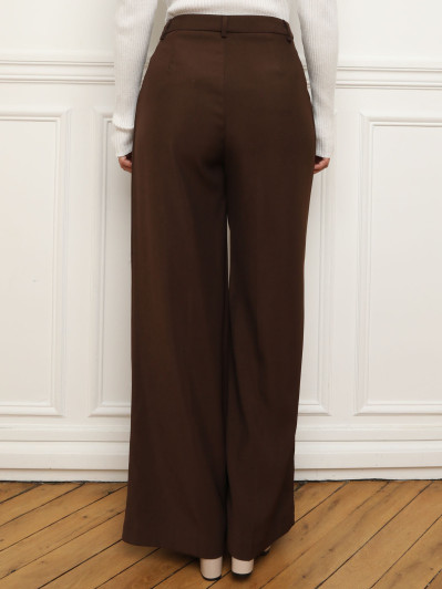 Pantalon de costume droit à pinces
