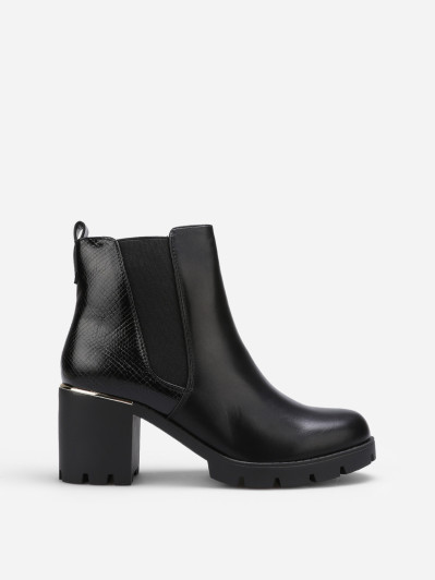 Chelsea en bi-matières à détail métallique