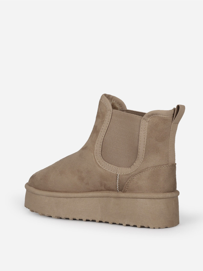 Boots fourrées style chelsea