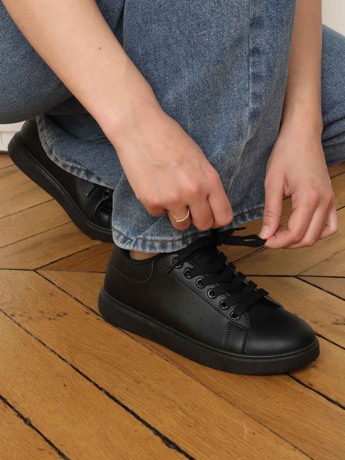 Baskets basiques noires