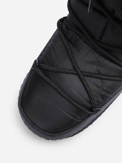 Bottes de neige noire "White Snow"