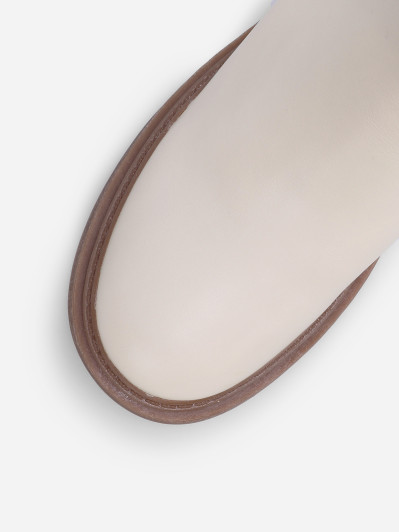 Bottines chaussettes bi-matières