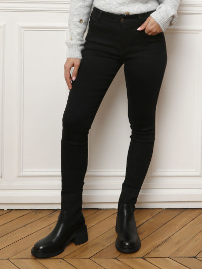 Jeans slim basique noir
