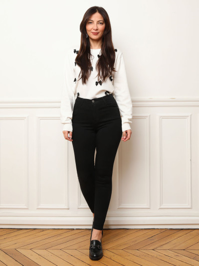 Jeans stretch skinny noir