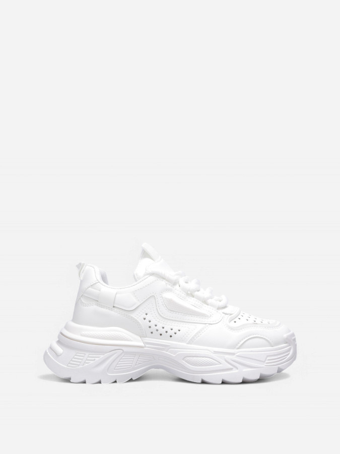 Baskets à large plateforme crantée