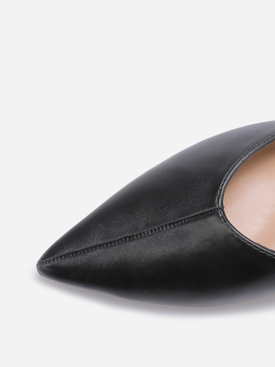 Ballerines slingback à bout pointu