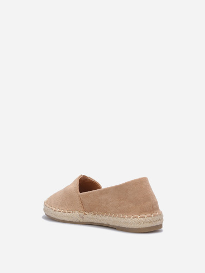 Espadrilles classiques à petite plateforme taupe