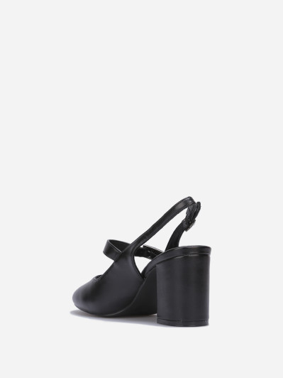 Escarpins slingback style babies noirs