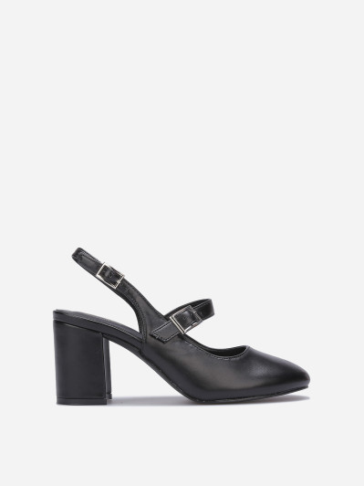 Escarpins slingback style babies noirs