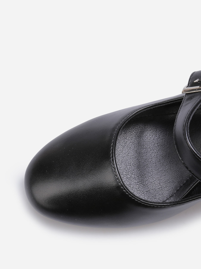 Escarpins slingback style babies noirs