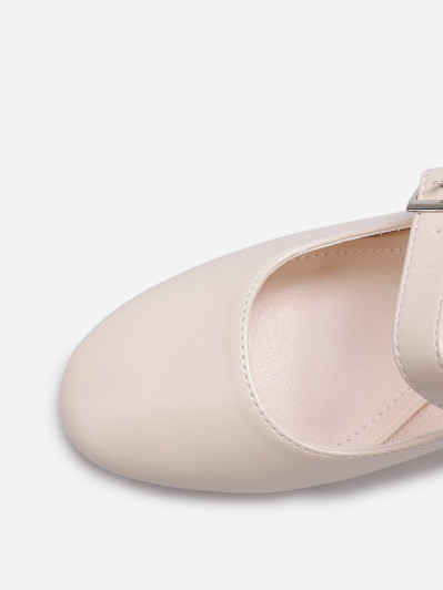 Escarpins slingback style babies beiges