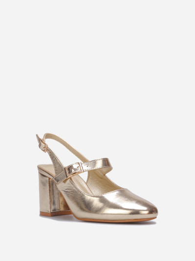 Escarpins slingback style babies dorés