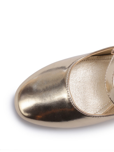 Escarpins slingback style babies dorés