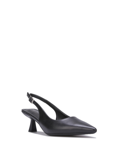 Escarpins slingback à bout pointu noirs