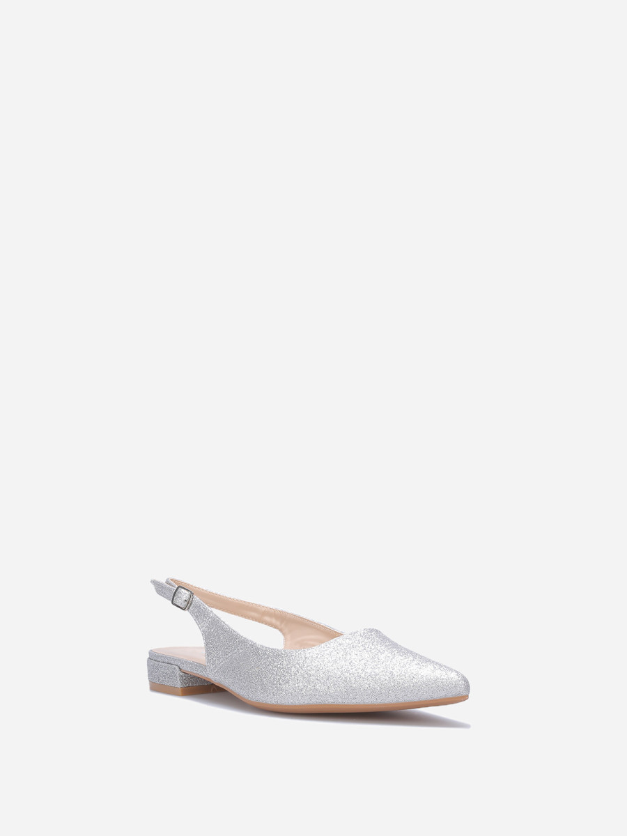Ballerines à Paillettes Argentées Pour Femme - Taille 37 EU - Neufes (sans Emballage) - RANAD BE