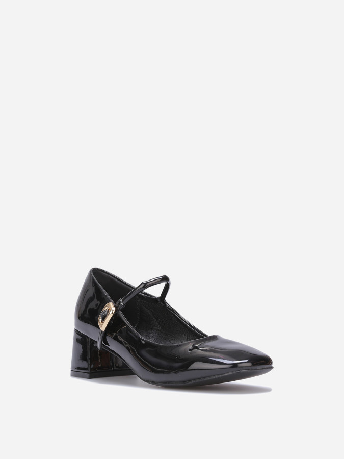 Escarpins babies vernies​ noirs