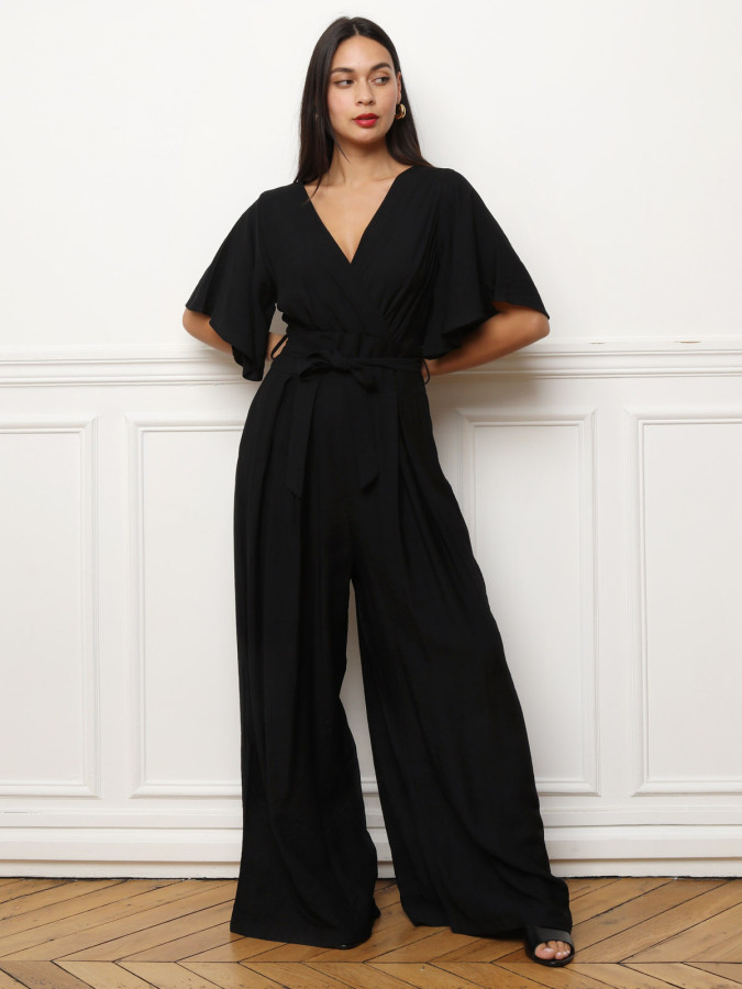 Combinaison cache-cœur à ceinture