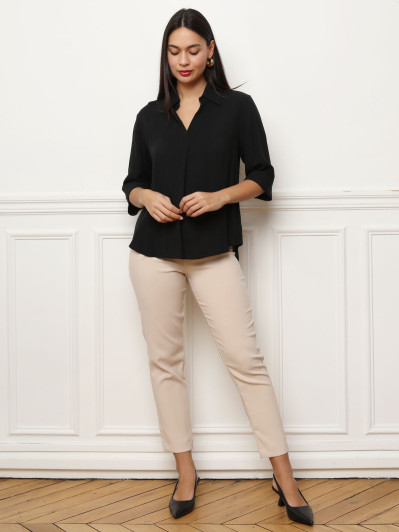 Blouse noire fluide