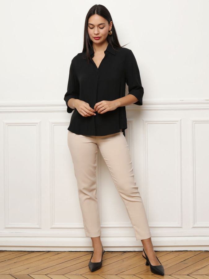 Blouse noire fluide