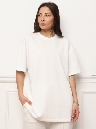 T-shirt basique oversize blanc