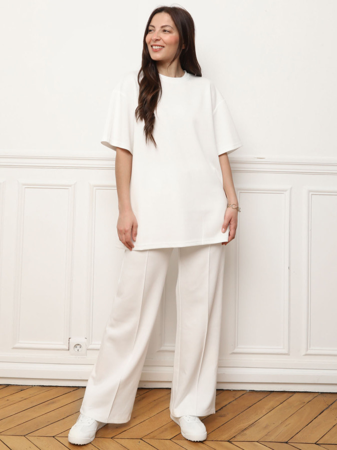 T-shirt basique oversize blanc
