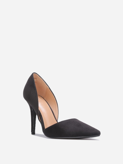 Escarpin d'Orsay à talon aiguille noir