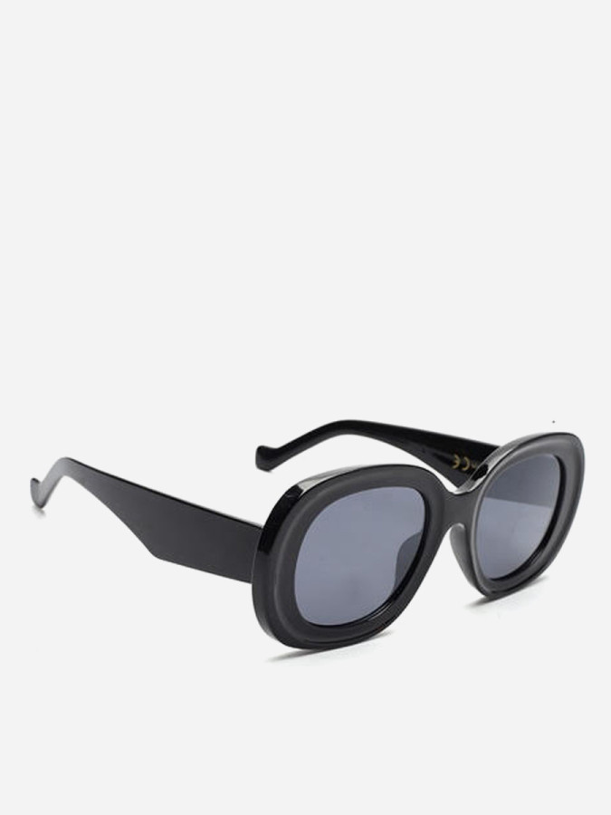 Lunettes de soleil style rétro noires