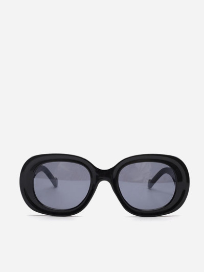 Lunettes de soleil style rétro noires