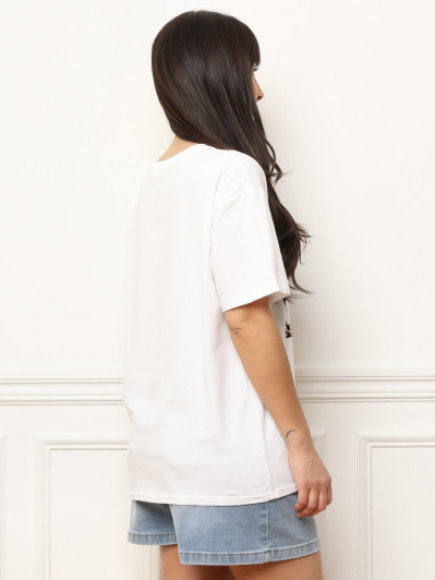 Tee-shirt à motif animal