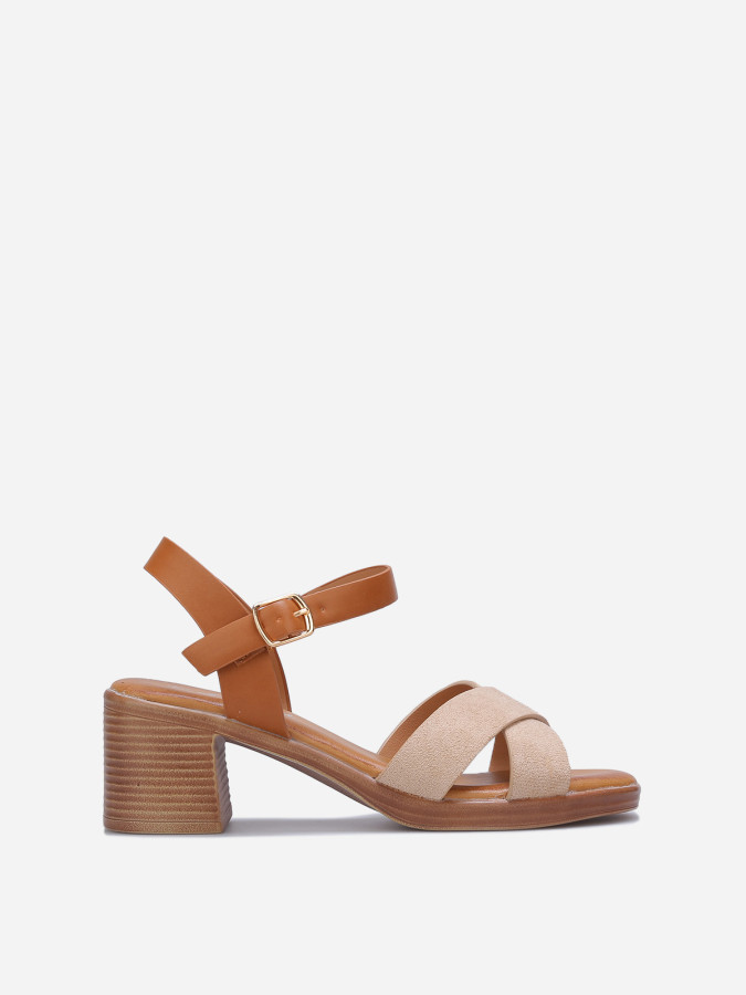 Sandales Multibrides Talon Bois main image 1