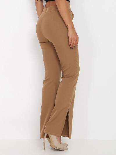 Pantalon flare à fentes
