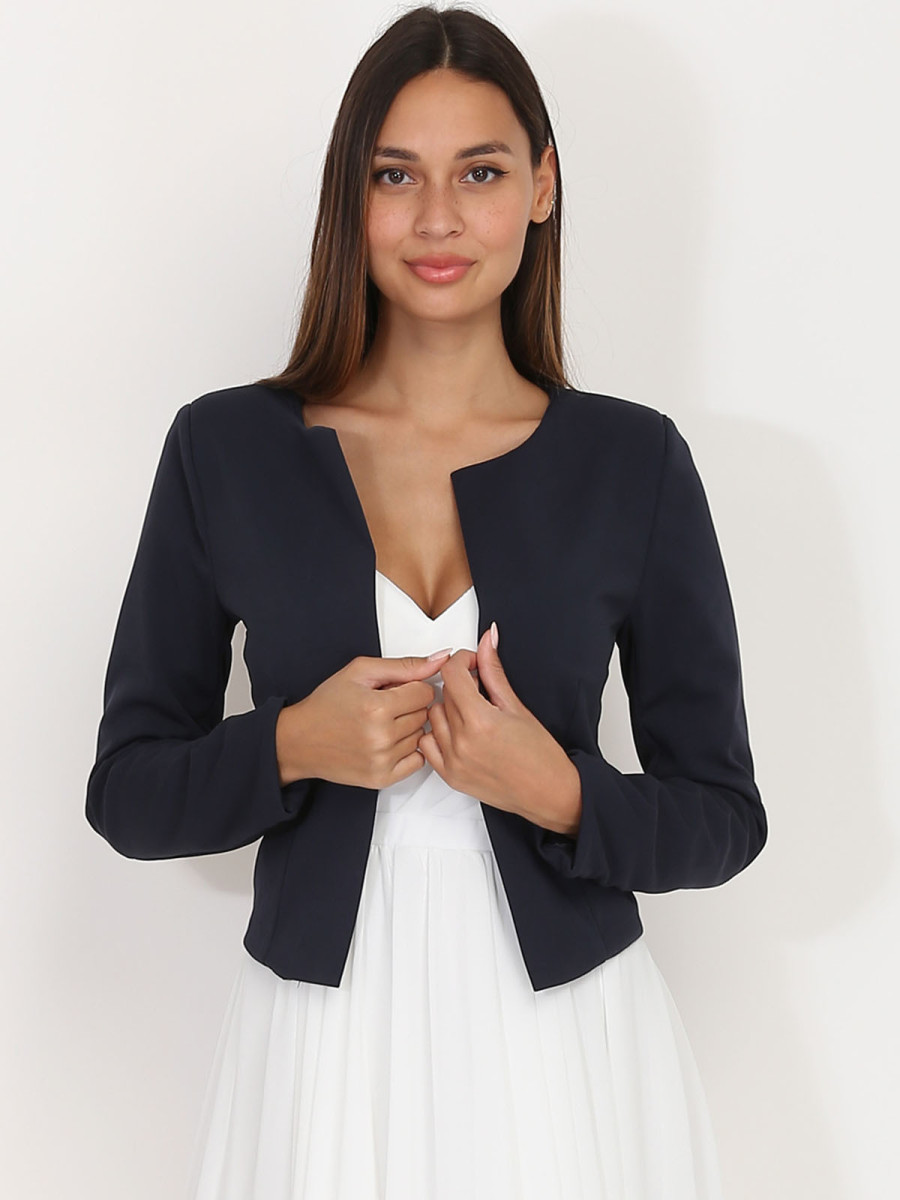 Veste unie, veste pas cher, vetement femme pas cher