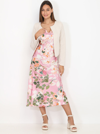 Veste courte sans col