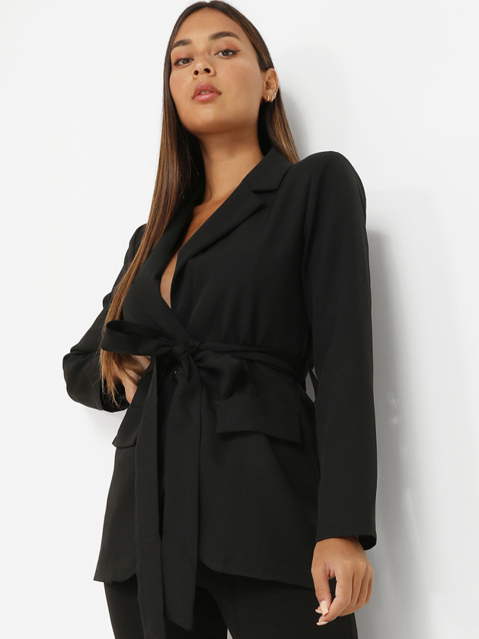 Veste blazer à nouer