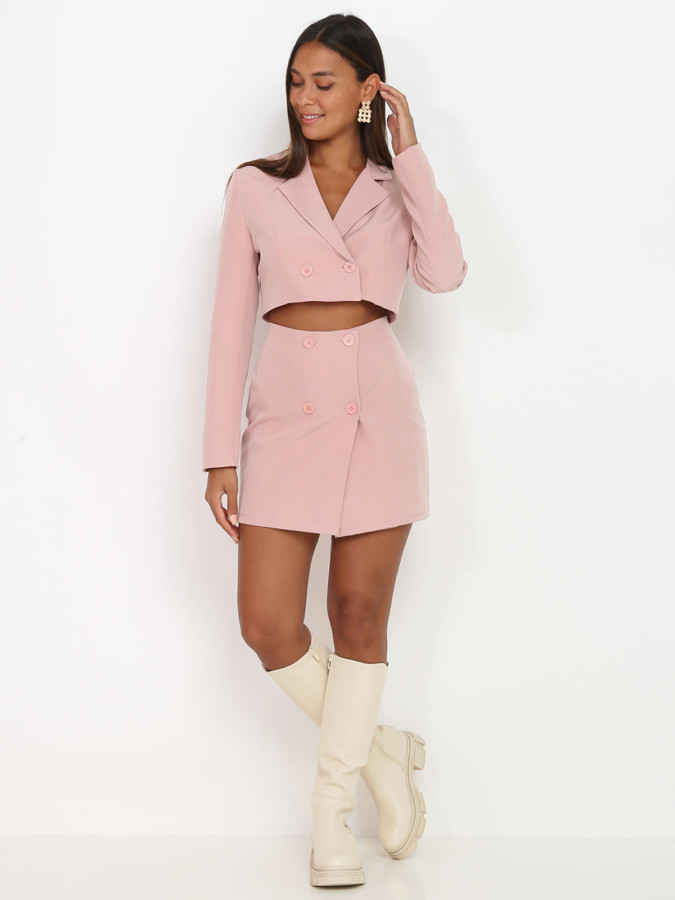 Veste blazer cropped