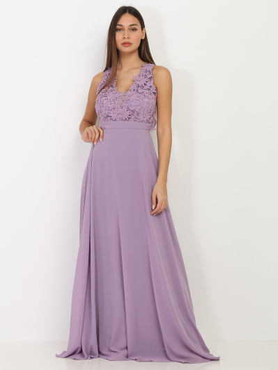 robe sequin beige