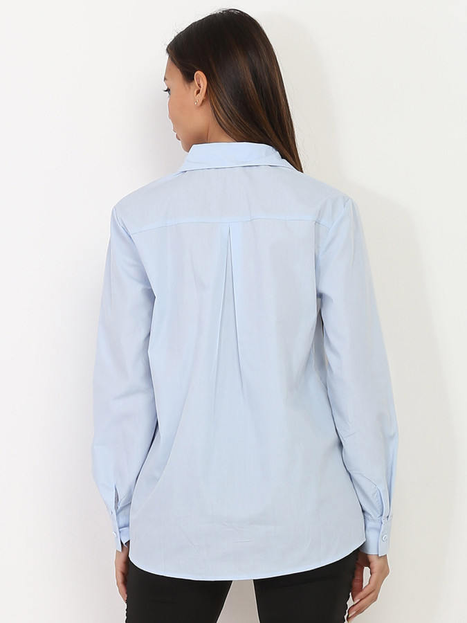 Chemise classique bleu clair