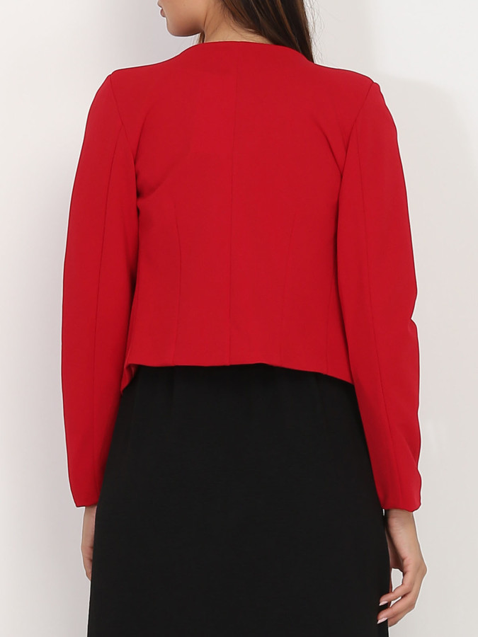 Veste courte sans col