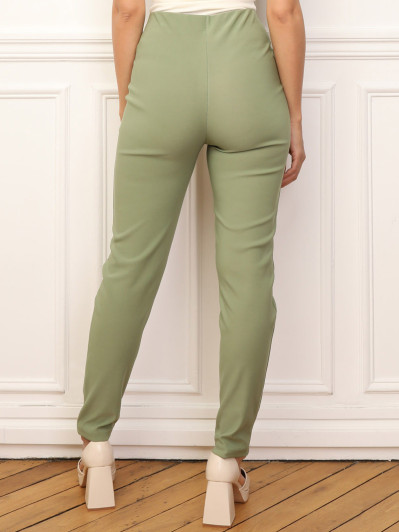 Tregging taille haute à boutons