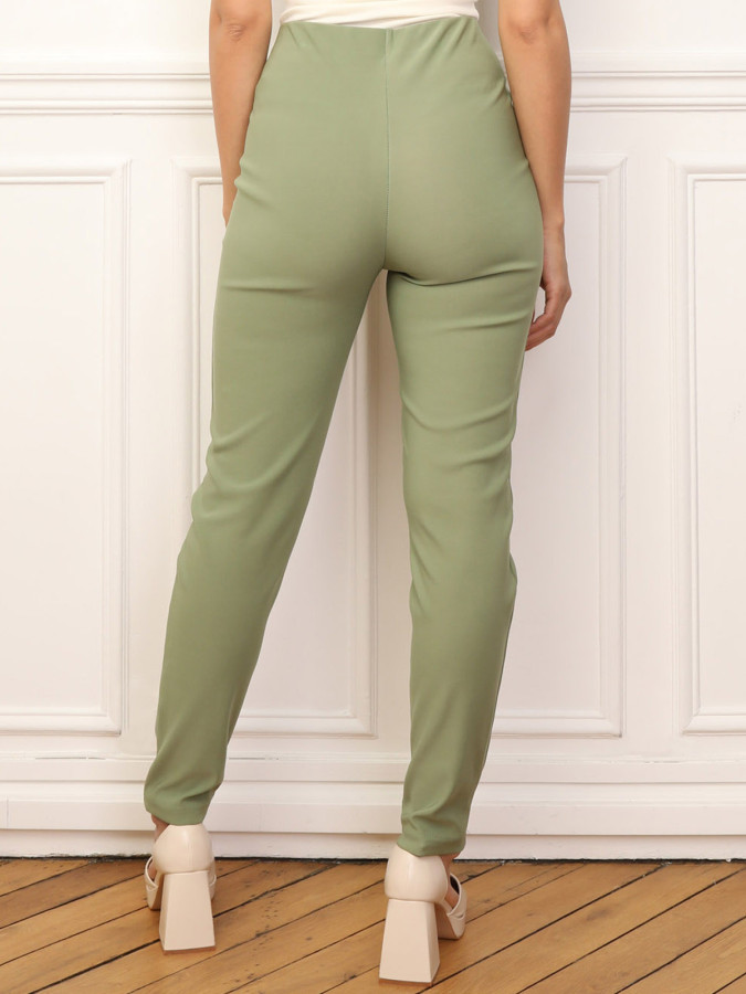 Tregging taille haute à boutons