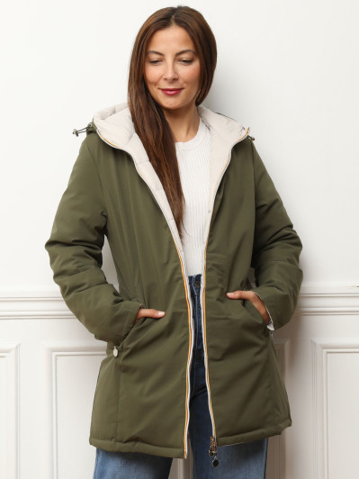 Parka réversible en doudoune
