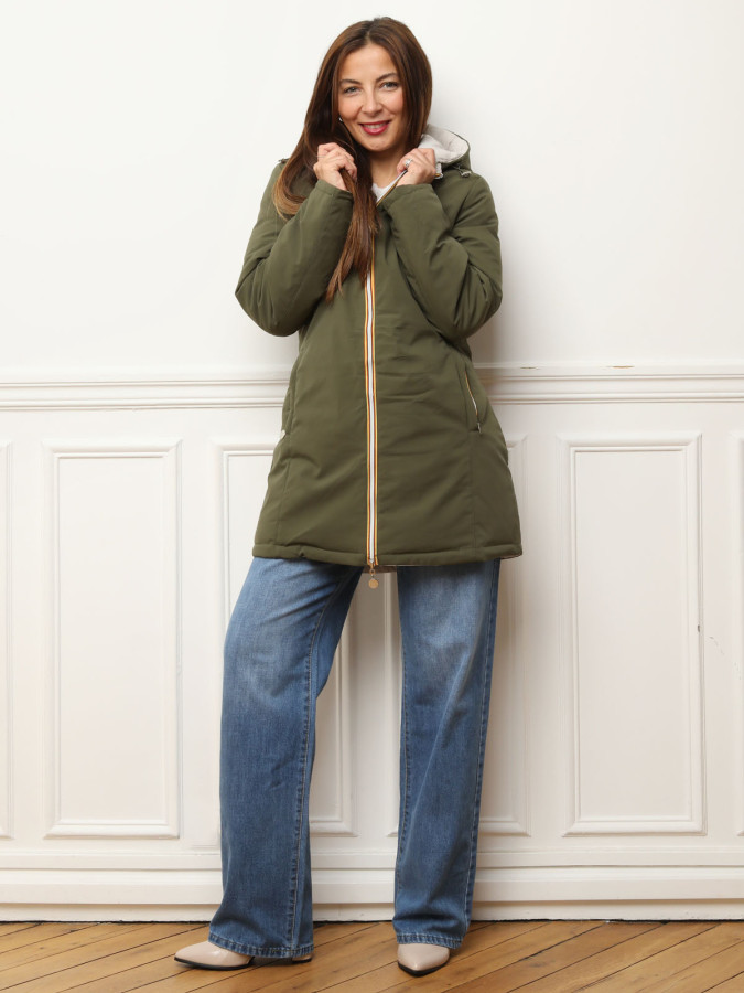 Parka réversible en doudoune