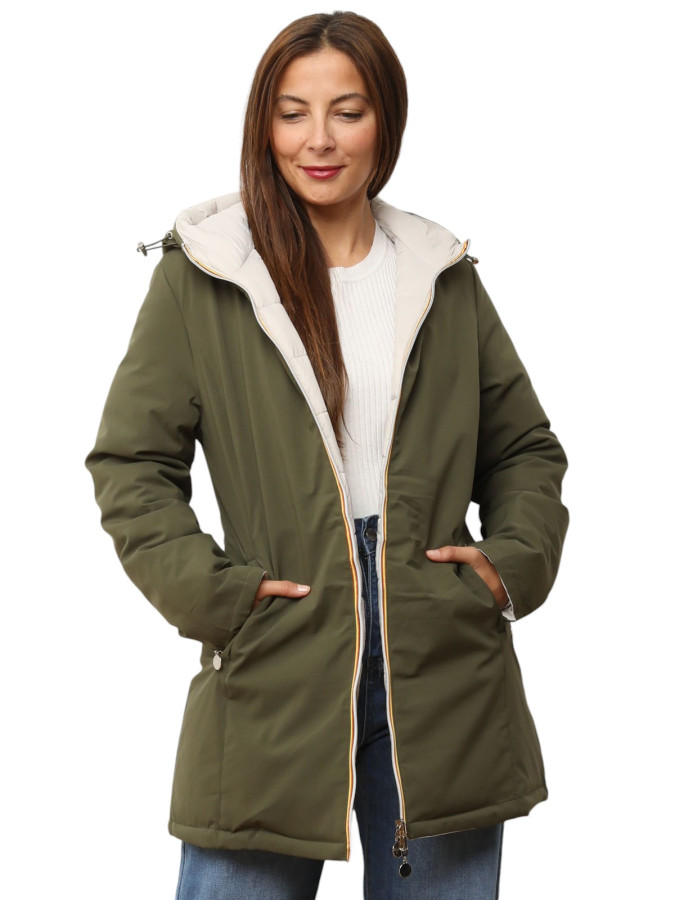 Parka réversible en doudoune