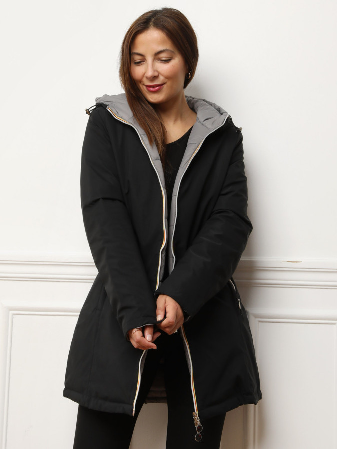 Parka réversible en doudoune