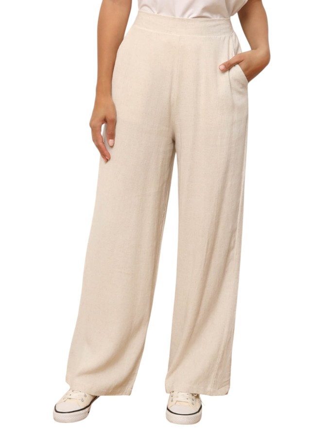 Pantalon fluide à coupe large