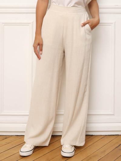 Pantalon fluide à coupe large